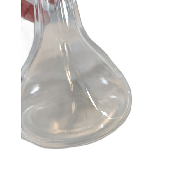 Vintage~10"Tx6"W Liquor/Wine Decanter~Very Heavy Glass-Whiskey, Brandy - Picture 2 of 7